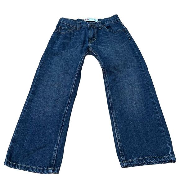 Levi's 505 Medium Wash Regular Straight Leg Jeans - Picture 1 of 5